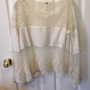 free people embroidered shirt